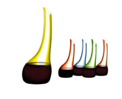 Riedel - Yellow Confetti Cornetto Decanter -Riedel 197700Y13 colours jsc9bdfm 08975.1631724438