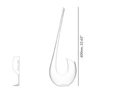 Riedel - Swan 55.5 Oz Handmade Decanter 8 Riedel - Swan 55.5 Oz Handmade Decanter -Riedel 200700002 dimension pWR9lRH 94108.1678994591