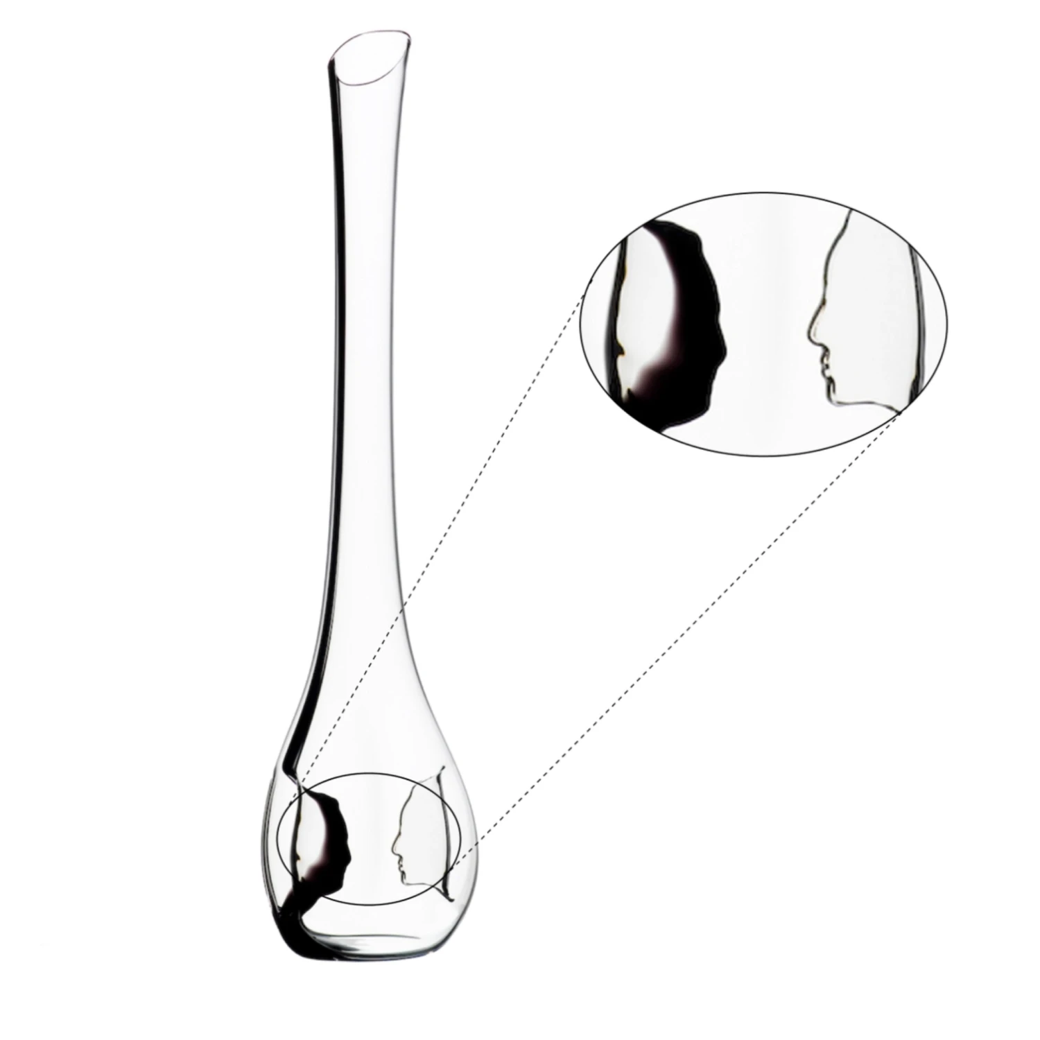 Riedel Black Tie Face To Face Decanter 2 Riedel Black Tie Face To Face Decanter - Image 2