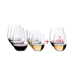 Riedel - O Series Merlot/Chardonnay Glass Set - Buy 6, Get 8
