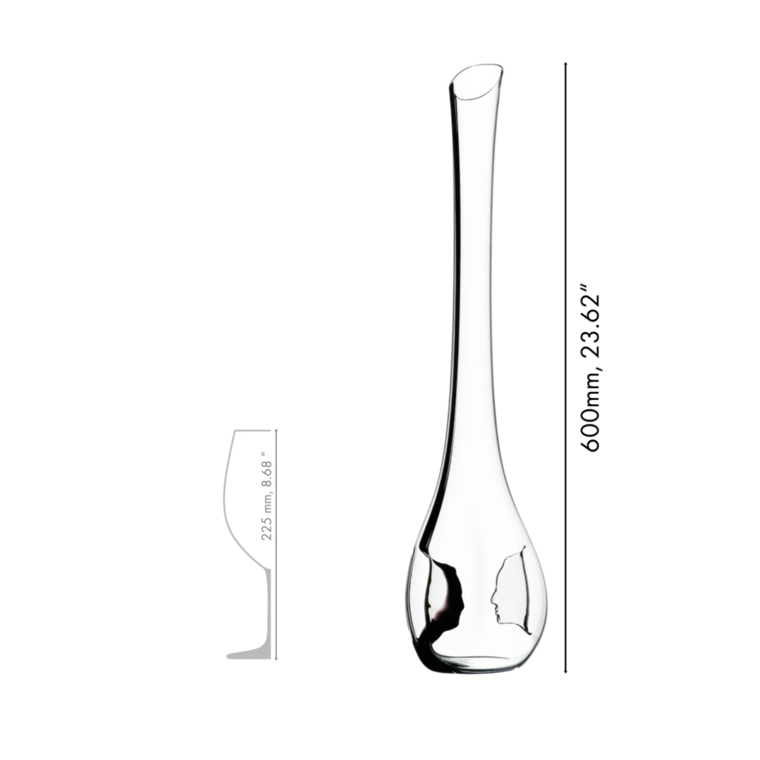 Riedel Black Tie Face To Face Decanter 4 Riedel Black Tie Face To Face Decanter - Image 4