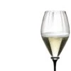 Riedel Fatto A Mano Performance Champagne Glass, 13 Ounce, Black Stem