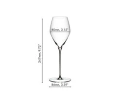 Riedel - Veloce Sauvignon Blanc Wine Glass (2 Pack) -Riedel 633000033 dimensions AytQqTUV 91981.1657895506