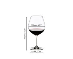 Riedel - Vinum Pinot Noir / Burgundy Red Wine Glass (2 Pack) -Riedel 641600007 dimensions 1kKNCK9 59921.1646921420