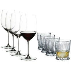 Riedel Veritas Cabernet + Tumbler Collection Fire Whiskey Set
