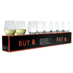 Riedel "O" 6+2Viognier Chardonnay Tumbler Set