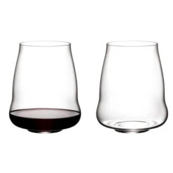 Riedel Winewings Pinot Noir / Nebbiolo Stemless Wine Glasses - Set Of 2