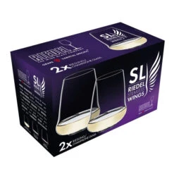 Riedel Winewings Riesling / Champagne Stemless Wine Glasses - Set Of 2 -Riedel wwries4